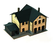 129-TT60177 - TT - Bahnhof - Bausatz -